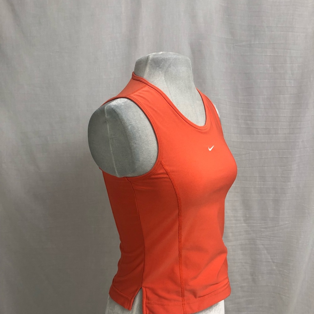 Vintage Nike Y2K Orange Tank Dri Fit - Picture 2 of 9